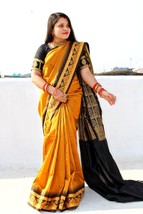 Silk Handloom Saree - £94.49 GBP