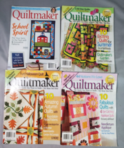 Quiltmaker Magazine Lot of 4 from 2012 &amp; 2023 Patterns Techniques Inspiration - £13.36 GBP