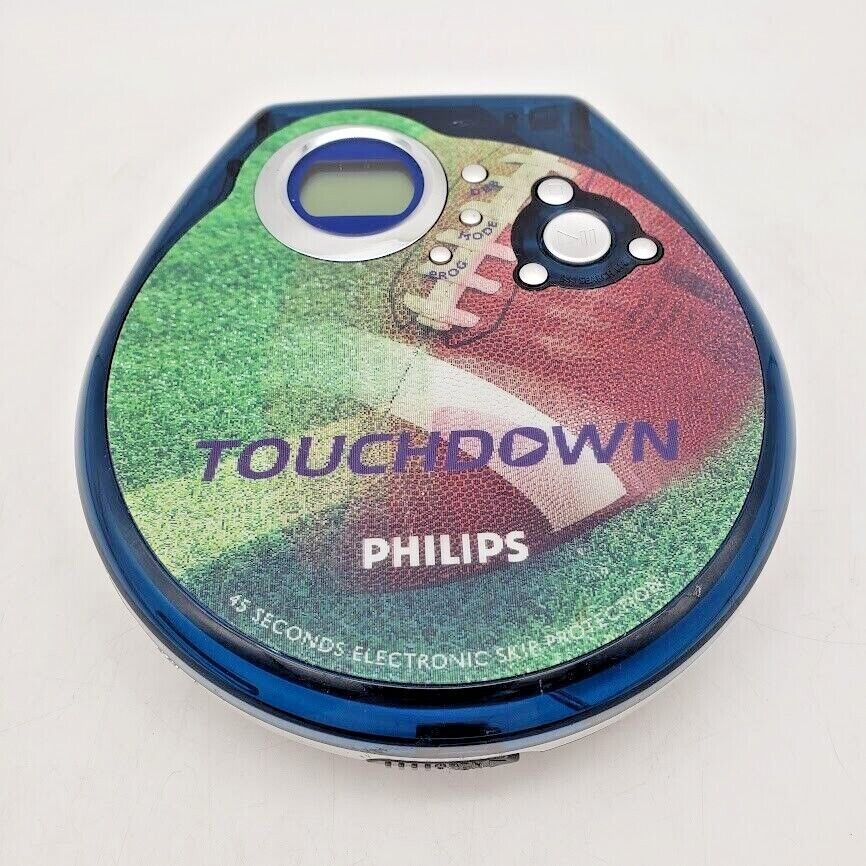 Primary image for PHILIPS Touchdown CD Player Football Walkman (Type AX3224/17) WORKS