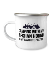 Afghan Hound Camping Mug, Funny Camping Mug For Dog Mom, Dog Dad Camper Mug,  - £14.42 GBP