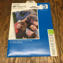 HP everyday photo paper semi gloss 25 sheets large size paper old stock  - £15.61 GBP