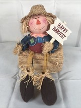 Happy Harvest Setting Scarecrow Hay Bale - $14.99