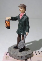 Grandeur Noel Victorian Village Man with lantert Figurine 1999 - £10.97 GBP