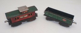 Lot Of 2 American Flyer Cars - 1116 Gondola &amp; 1117 Caboose - £34.58 GBP