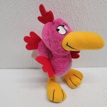 Vintage Disney Tookie Tookie Bird George Of The Jungle Pink Plush Toy 5.5&quot; RARE - £35.15 GBP