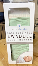 Miracle Blanket Green Swaddle-NEW - £15.45 GBP