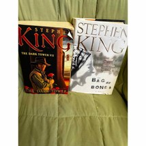 Paper back Stephen King  The Dark Tower VII and Hard Back  Bag of Bones - £19.41 GBP
