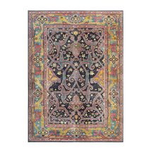 EORC LLC, RP4874BL10X14 Hand Knotted Wool Bidjar Rug, 10&#39; x 14&#39;, Blue Area Rug - £3,094.88 GBP