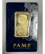Gold Bar 31.10 Grams PAMP Suisse 1 Ounce Fine Gold 999.9 In Sealed Assay - £1,673.69 GBP