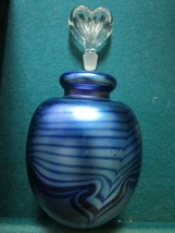 Eickholt Studio Glass 1984 Signed VASE/PERFUME Bottle No Orig Stopper - £131.68 GBP