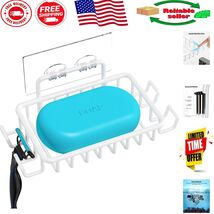 Versatile Soap Holder with 4 Hooks - Waterproof Stainless Steel for Showers - $280.06 MXN