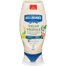 5 X Hellmann&#39;s Vegan Dressing &amp; Sandwich Spread Easy Squeeze 340ml /11.5... - £36.57 GBP