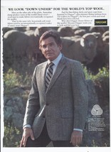 80&#39;s Gallery By Haggar Print Ad Vintage Clothing Gene Barry 8.5&quot; x 11&quot; - £15.18 GBP