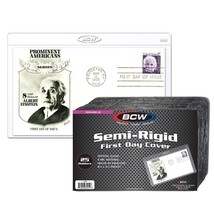 Pack of 25 Semi-Rigid First Day Cover Holders #6 (1-SR6) - £9.59 GBP