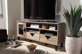 Sovanna Light Brown Wood 55-Inch TV Stand - $401.00