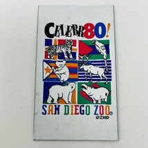Vintage San Diego Zoo Celebr80 Fridge Magnet 80th Anniversary Souvenir 1996 - £9.98 GBP