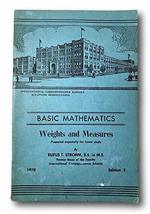 Rare 1978 International Correspondence School ~ Basic Mathematics Weights &amp; Meas - £30.37 GBP