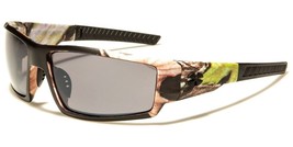 New Camouflage Mens Shield Mar Wrap Green Camo Sunglasses Gray Lens 8X2577 3 - £11.17 GBP