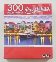Tropical Caribbean Harbor 300 Piece Puzzlebug Puzzle 2018 CraZArt - $9.49