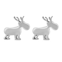Fun Wilderness Little Deer Sterling Silver Stud Earrings - £8.45 GBP