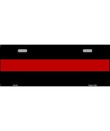 Fire Stripe Novelty Half License Plate - £14.34 GBP