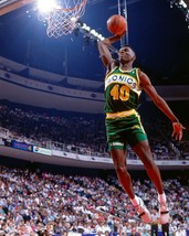 Shawn Kemp 8X10 Photo Seattle Supersonics Sonics Basketball Nba Dunk - £3.94 GBP