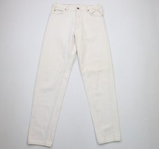 Vtg 90s Levis 550 Orange Tab Mens 34x36 Relaxed Fit Tapered Leg Jeans White USA - £86.99 GBP