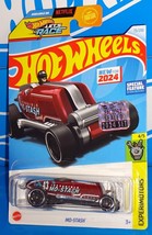 Hot Wheels New For 2024 Factory Set Experimotors #73 Mo-Stash Mtflk Burgundy - $2.50