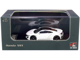 Honda NSX White with Carbon Top 1/64 Diecast Model Car by LCD Models - £26.26 GBP