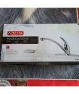 Delta Foundations Single-Handle Standard Kitchen Faucet in Stainless 109... - £45.84 GBP