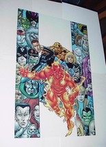 Fantastic Four Poster #42 Friends and Foes George Perez MCU Movie Titania Namor - £15.72 GBP