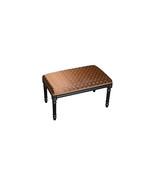 123 Creations Bronze Dragonfly Upholstered Bench Black - $5,711.82 MXN