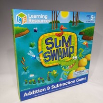 Sum Swamp Addition/Subtraction Board Game by Learning Resources Ages 5+ Complete - $18.95
