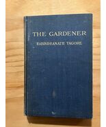 The Gardener by Rabindranath Tagore - Vintage 1917 Hardcover blue cloth - $236.49 MXN