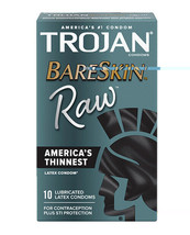 Trojan Bareskin Raw Condom - Pack Of 10 - £18.10 GBP