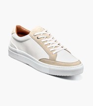 Stacy Adams Dorian Moc Toe Lace-Up Sneaker White 25749-100 image 4