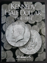He Harris Kennedy Half Dollars Coin Folder 1964-1984 Number 1 Album Book... - $9.55