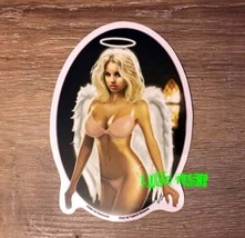 SEXY ANGEL GIRL STICKER DECAL sexy girl art by Ted Hammond - $4.99