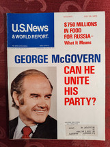 U S NEWS World Report Magazine July 24 1972 Can George Mcgovern Unite Hi... - £11.27 GBP