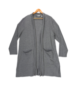 J Jill Cardigan Womens 2X Plus Pure Jill Long Open Front Pocket Duster S... - £22.53 GBP