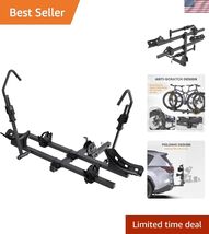 Heavy-Duty Hitch Bike Rack for Ebikes - 200 lbs, 2 Bike Capacity, Tiltin... - $424.69