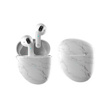 Color: White Pebble - Marble Pebble Twin Bluetooth Headphones - £37.31 GBP