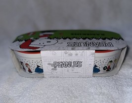 2 Peanuts Charlie Brown Gang Christmas Stoneware Ramekins New Baking Sna... - £13.65 GBP