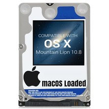 macOS Mac OS X 10.8 Mountain Lion Preloaded on Sata HDD - £10.14 GBP+