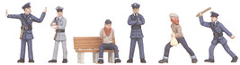 MTH O Gauge 30-11056 Cop &amp; Robbers Figures MINT  LB - £15.78 GBP