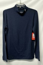 PENN Mock Neck Slim Top Digi Under Armor Blue Athletic Unisex Shirt Top NEW S - £22.40 GBP