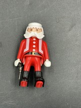 Vintage 1986 Playmobil Christmas Santa Claus Figure - Geobra with weapon - $9.90