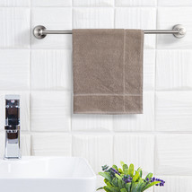 Bathroom Towel Holder Towel Bar Stainless Steel Wall Mount Towel Rack Ad... - £24.77 GBP