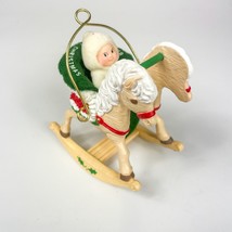 HALLMARK 1988 Baby&#39;s First Christmas Keepsake Ornament Rocking Horse 3” - £11.93 GBP