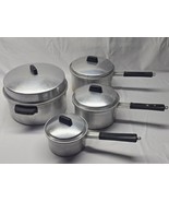 Vintage FLAVO-SEAL DELUXE 8 Piece Cookware Set By WEST BEND - Aluminum 1... - $2,249.26 MXN